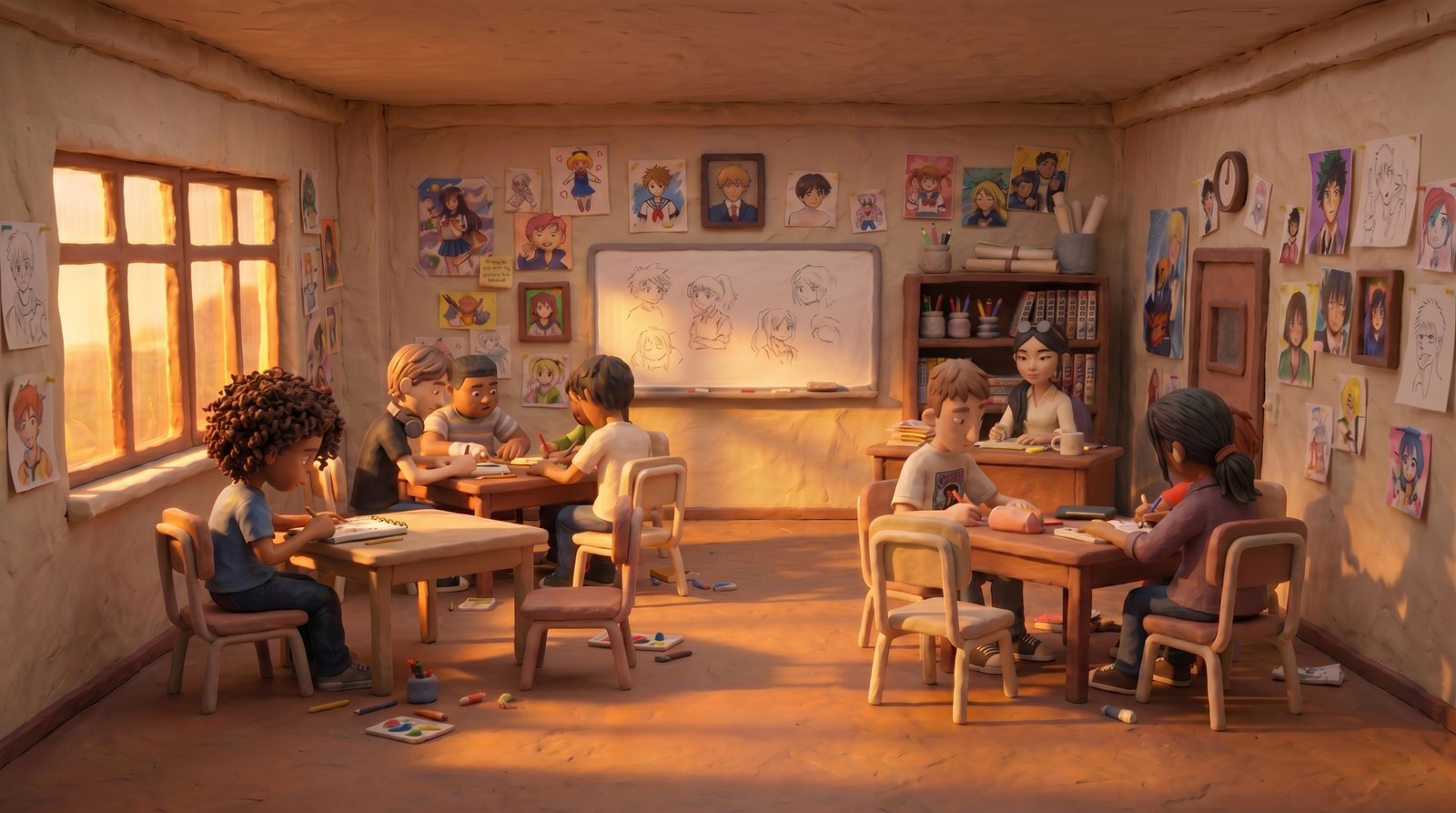 The anime / art club room